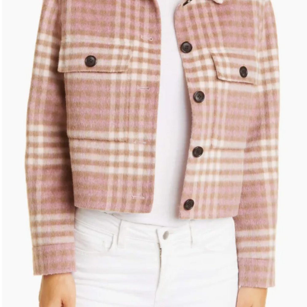 Rails Steffi Plaid Wool Blend Reversible Trucker … - image 3